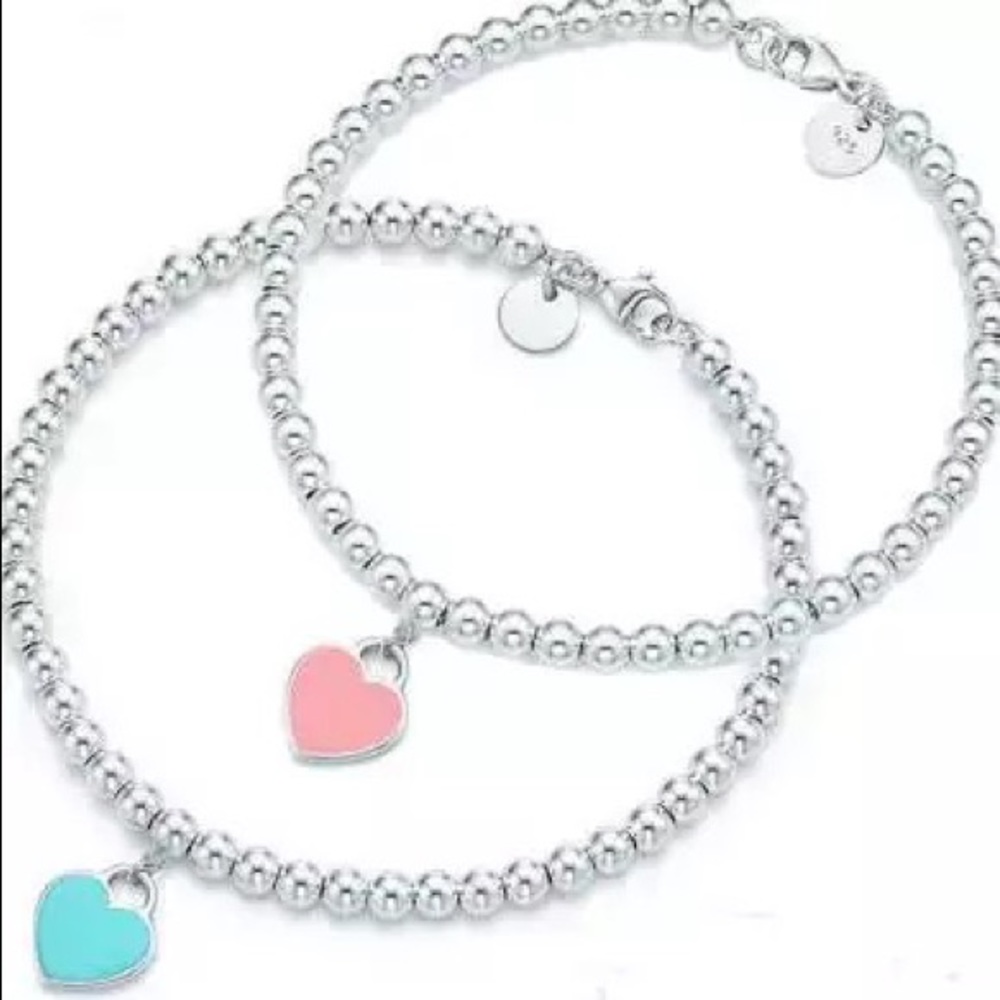 Please Return to 925 Beaded Real Silver Bracelet - Picture 3 of 16
